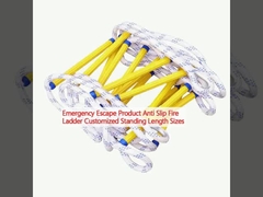 Prodotto di fuga di emergenza Scala antincendio antiscivolo Dimensioni di lunghezza in piedi personalizzate