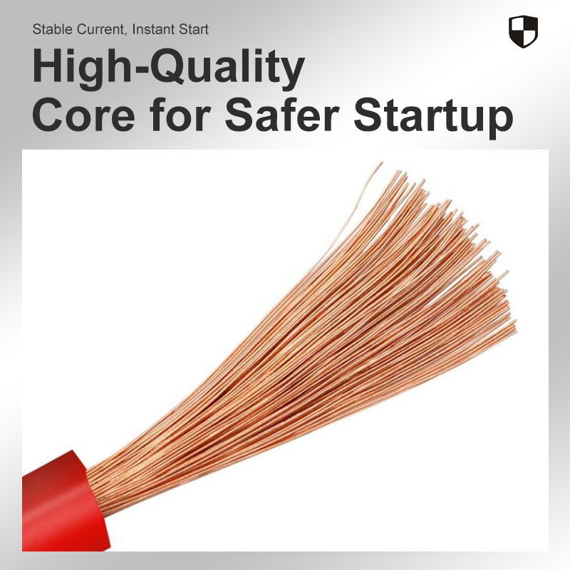 Red And Black Copper Core Jumper Wire, 2 Meters, 10mm In Diameter, Resistant To Cold And High Temperatures