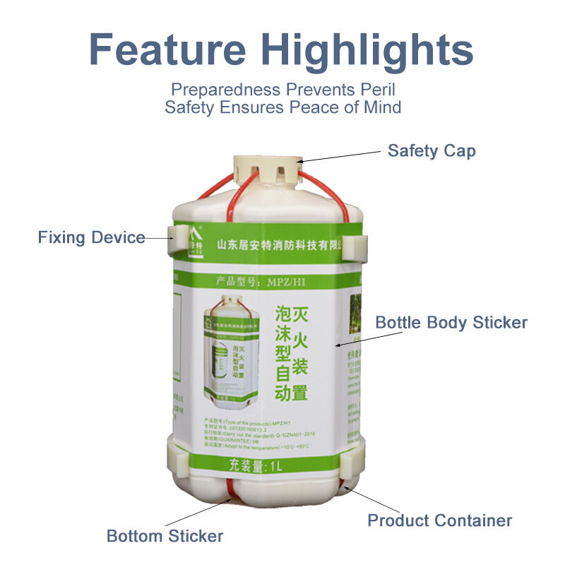 1L Quick Fire Extinguisher With Effective Foam That Prevents Re Ignition