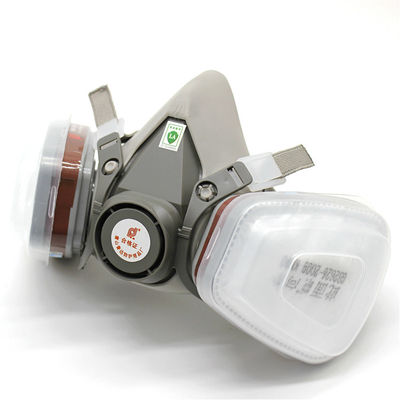 Maschera a gas KN95 semi-face riutilizzabile Respiratore assorbente polvere con filtrazione dell'aria
