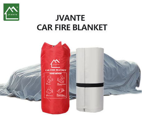 Coperta antincendio JAT-303 Bianco di alta silice 0,6 spessore Coperta antincendio per veicoli in fibra di vetro Saldatura Protezione ad alta visibilità
