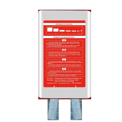 Casella copertura antincendio in fibra di vetro 1,2 m*1,2 m Colore: bianco Nastro blu Materiale in fibra di vetro