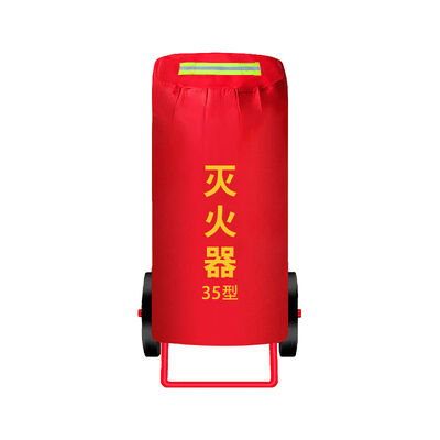 Copriestintore Antifiamma Fluorescente Tipo 35 con Ruote e Testo Personalizzabile